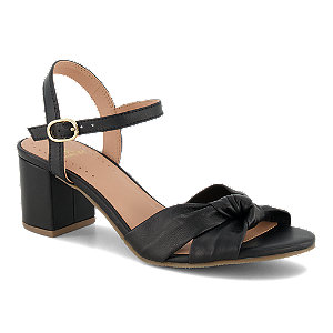 Varese Damen Hohe Sandalette Schwarz von Varese