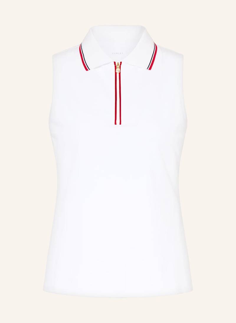 Varley Funktions-Poloshirt Fritton weiss von Varley