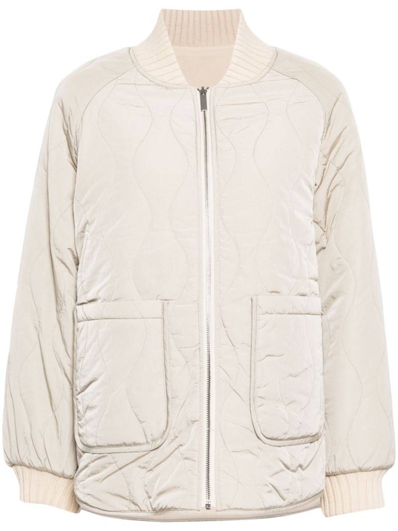 Varley Reno quilted reversible bomber jacket - Neutrals von Varley