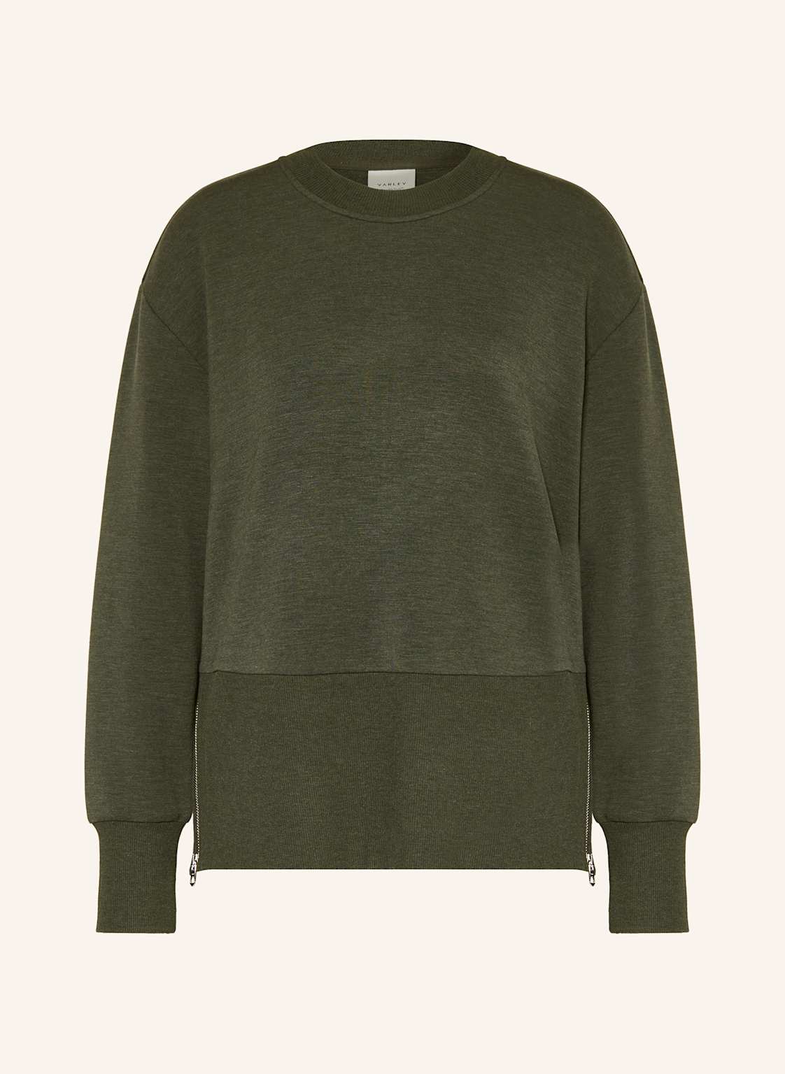 Varley Sweatshirt Lowry gruen von Varley