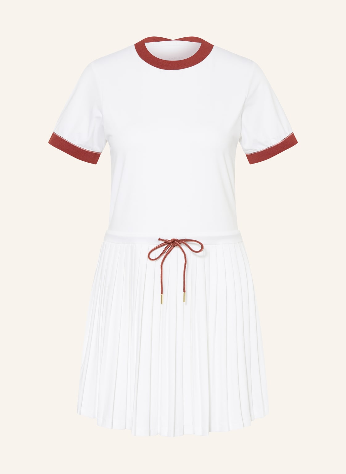 Varley Tenniskleid Trent Mit Plissees weiss von Varley