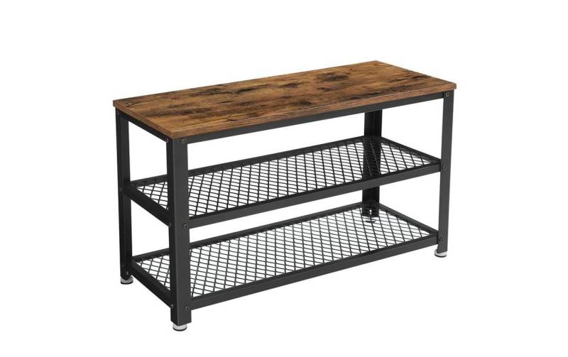VASAGLE Schuhregal »aus Holz und Metall 73 x 45 cm« von VASAGLE