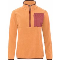 VAUDE Damen Zipshirt Rosemoor Fleece orange | 36 von Vaude