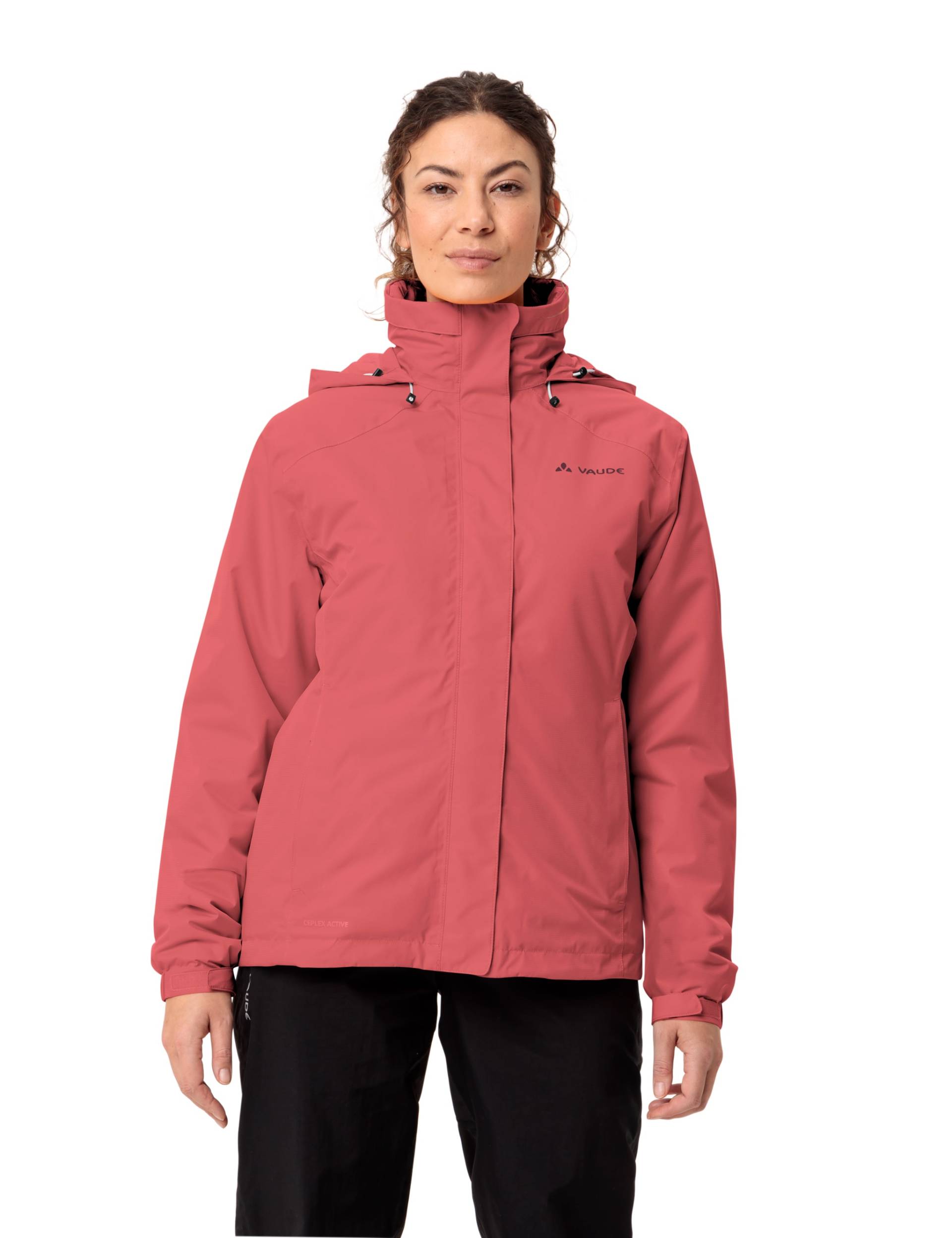 VAUDE Fahrradjacke »WOMEN'S ESCAPE BIKE WARM JACKET«, (1 St.), mit Kapuze, Wasserdicht, winddicht und atmungsaktiv von Vaude