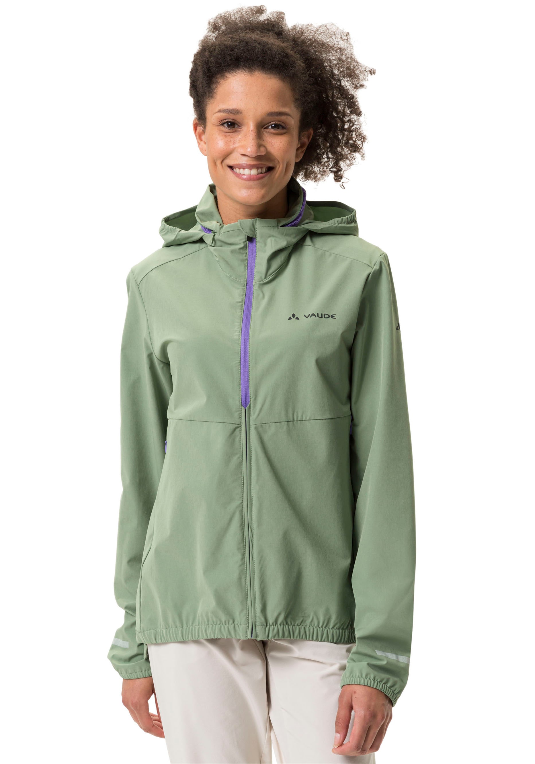 VAUDE Funktionsjacke »WOMEN'S CYCLIST AIR JACKET«, (1 St.), ohne Kapuze, Wasserabweisend & Windabweisend & Atmungsaktiv von Vaude