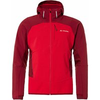 VAUDE Herren Softshelljacke Larice  Hoodie dunkelrot | L von Vaude