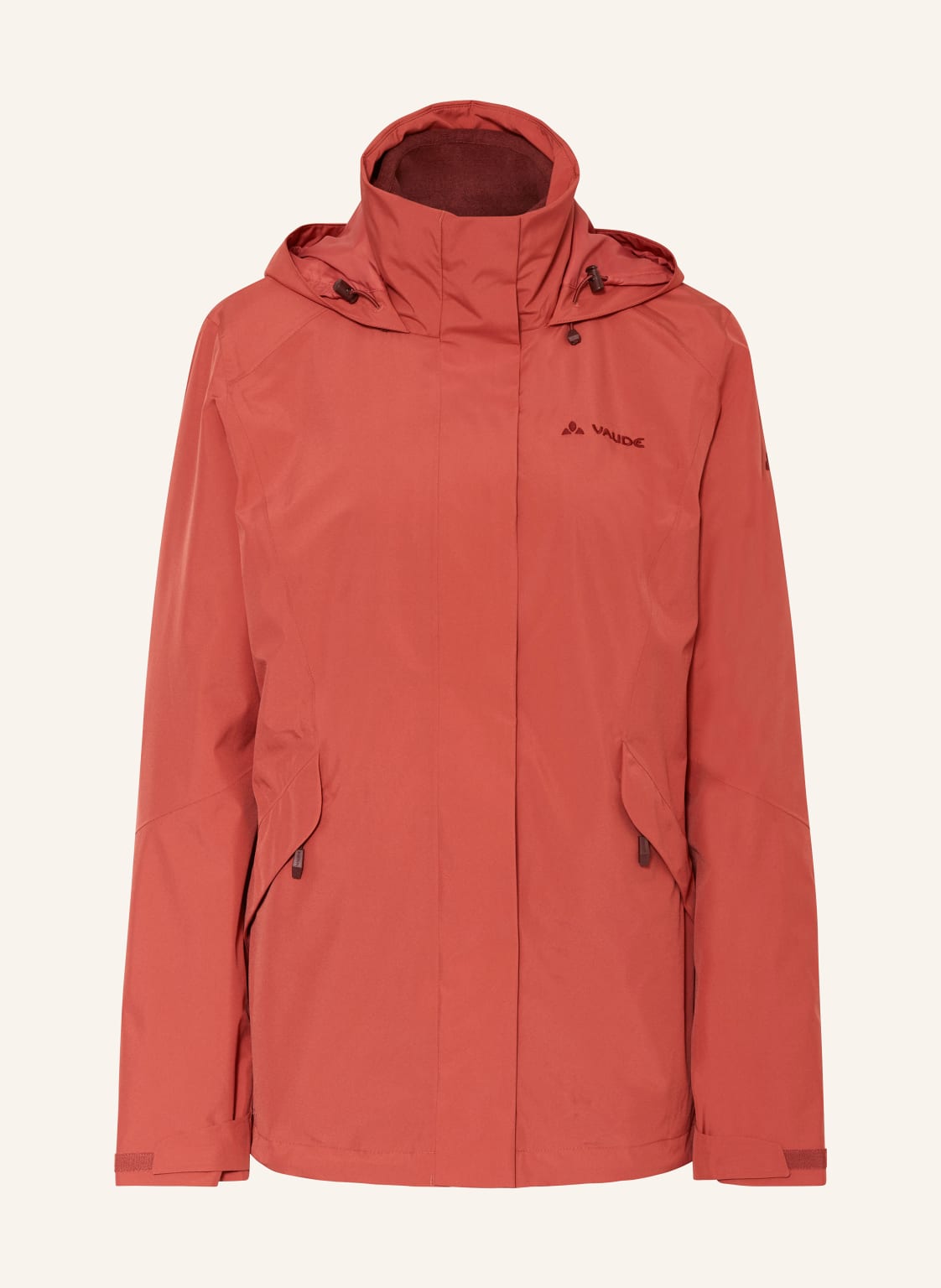 Vaude 2-In-1-Jacke Rosemoor rot von Vaude