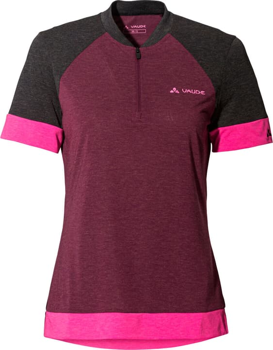 Vaude Altissimo Q-Zip Shirt Bikeshirt bordeaux von Vaude