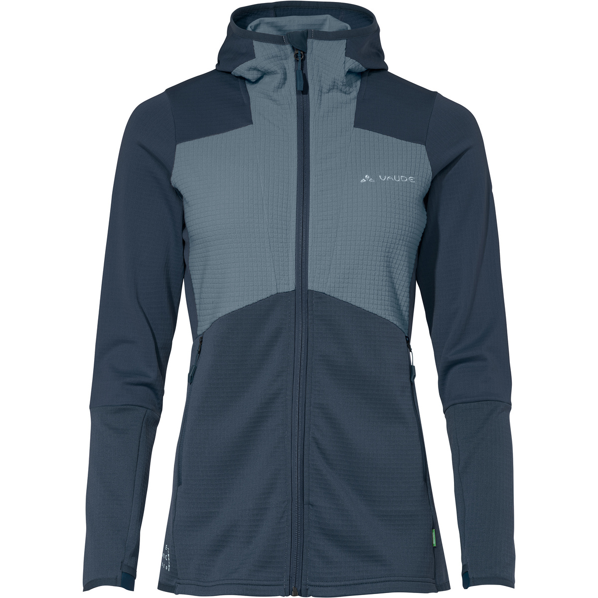 Vaude Damen Monviso Hoodie Grid Fleece Jacke von Vaude