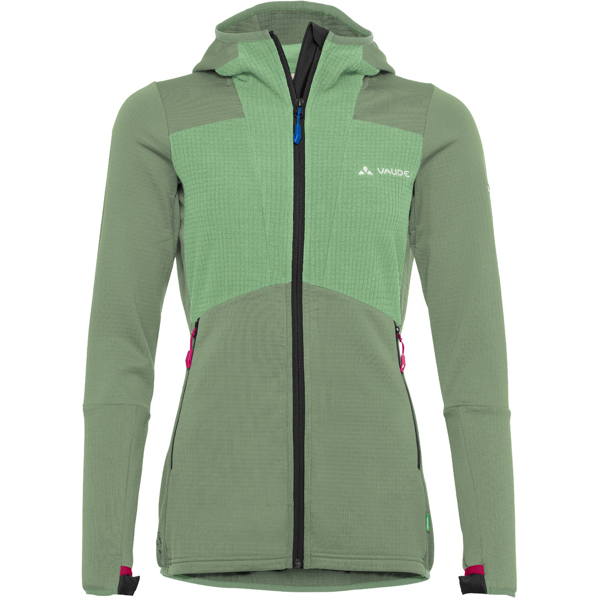 Vaude Damen Monviso Hoodie Grid Fleece Jacke von Vaude