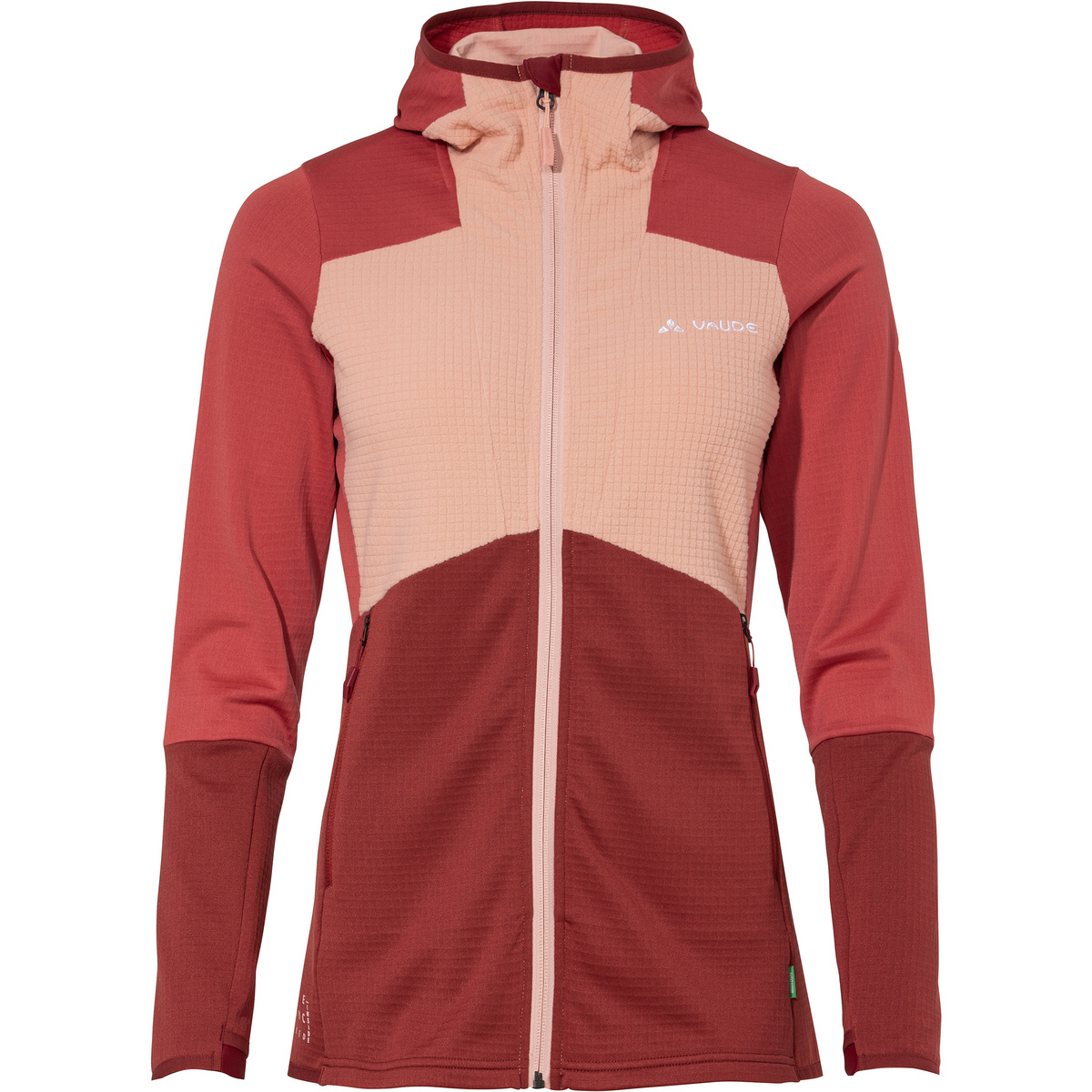 Vaude Damen Monviso Hoodie Grid Fleece Jacke von Vaude