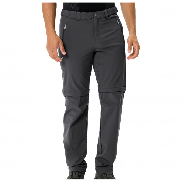 Vaude - Farley Stretch T-Zip Pants III - Zip-Off-Hose Gr 48 - Short grau von Vaude