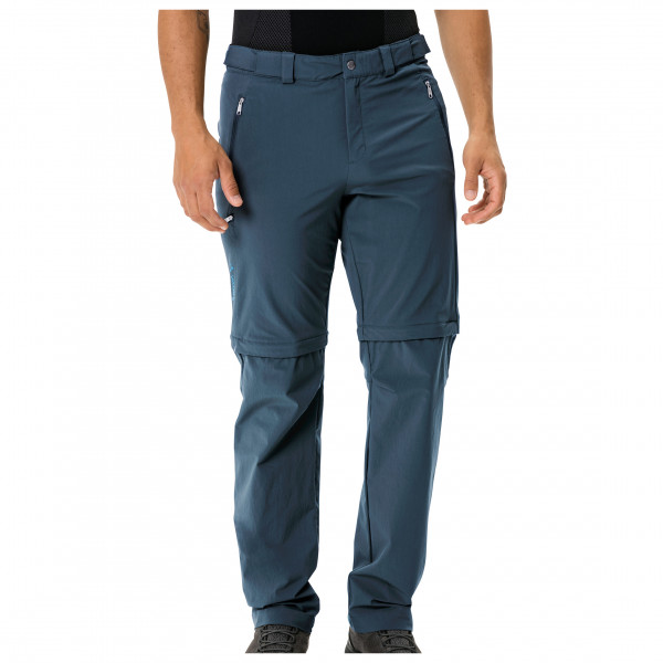 Vaude - Farley Stretch T-Zip Pants III - Zip-Off-Hose Gr 56 - Short blau von Vaude