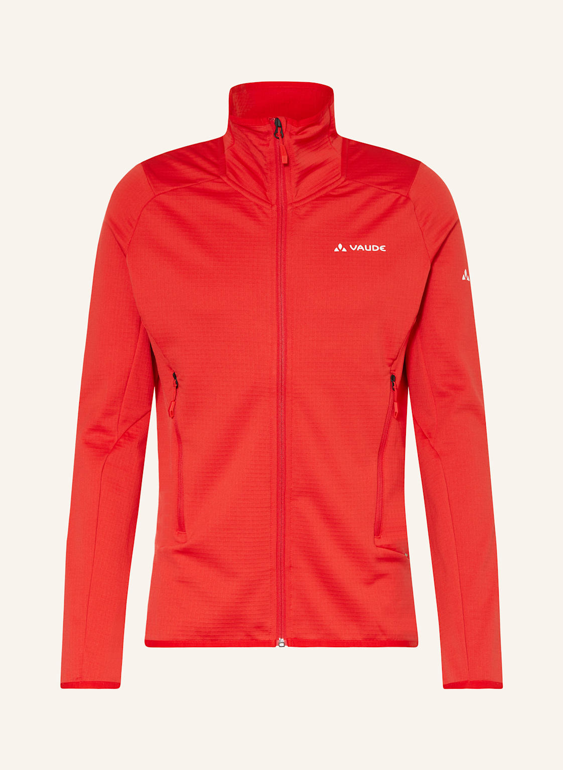 Vaude Fleecejacke M Monviso Fl Fz J Ii rot von Vaude