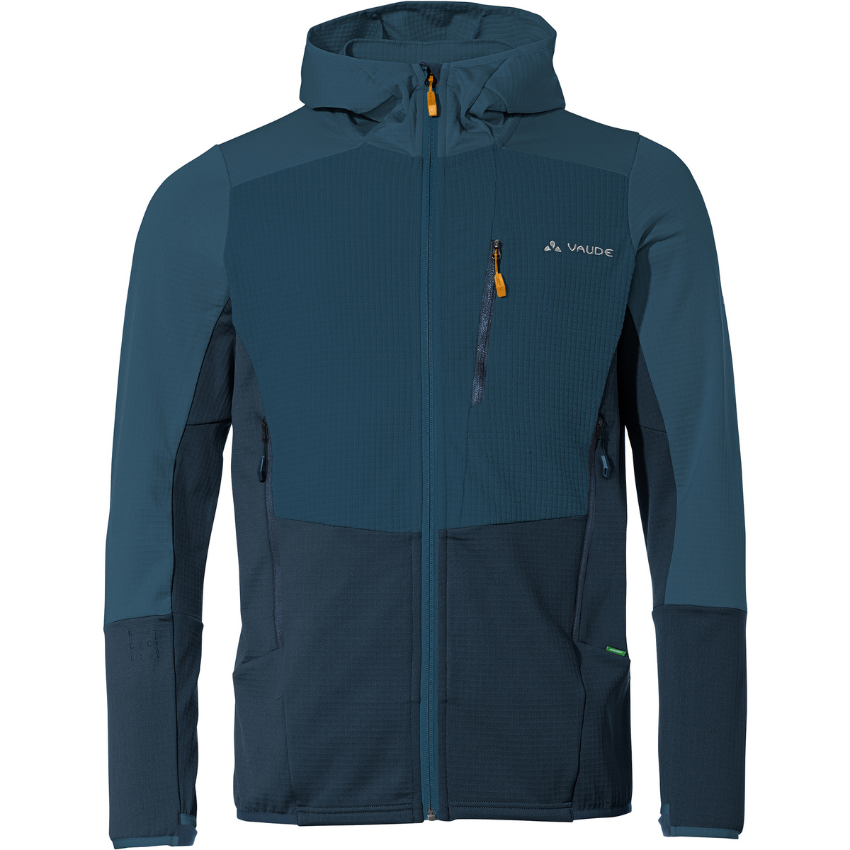 Vaude Herren Monviso Hoodie Grid Fleece Jacke von Vaude