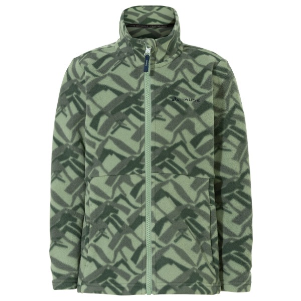 Vaude - Kid's Pulex All-over-Print Jacket - Fleecejacke Gr 92 oliv/grün von Vaude