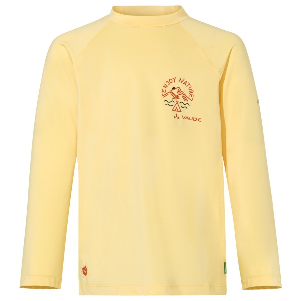 Vaude - Kid's Solaro L/S T-Shirt III - Funktionsshirt Gr 98 beige von Vaude