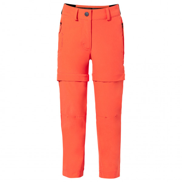 Vaude - Kid's Zip Off Pants Slim Fit - Zip-Off-Hose Gr 122/128 rot von Vaude