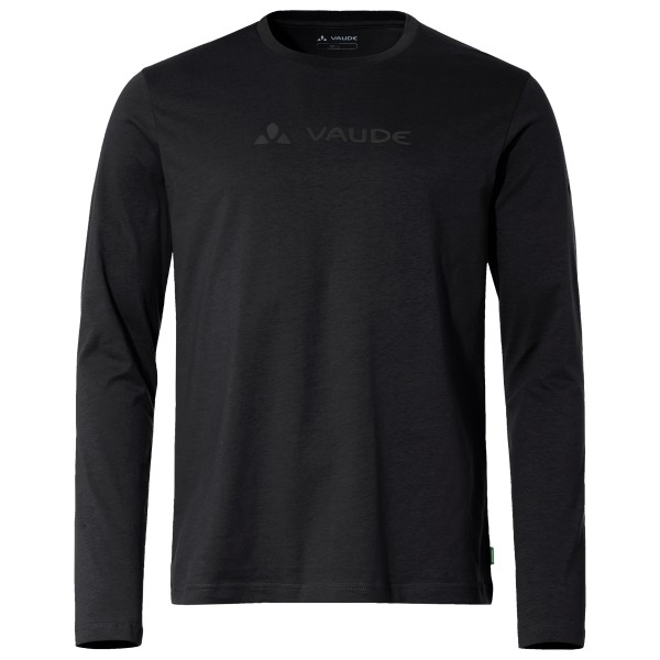 Vaude - Logo L/S T-Shirt - Longsleeve Gr 3XL schwarz von Vaude