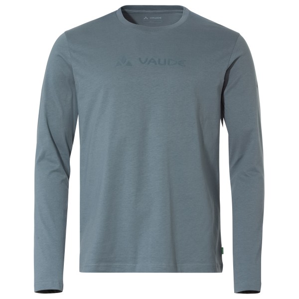 Vaude - Logo L/S T-Shirt - Longsleeve Gr M grau von Vaude