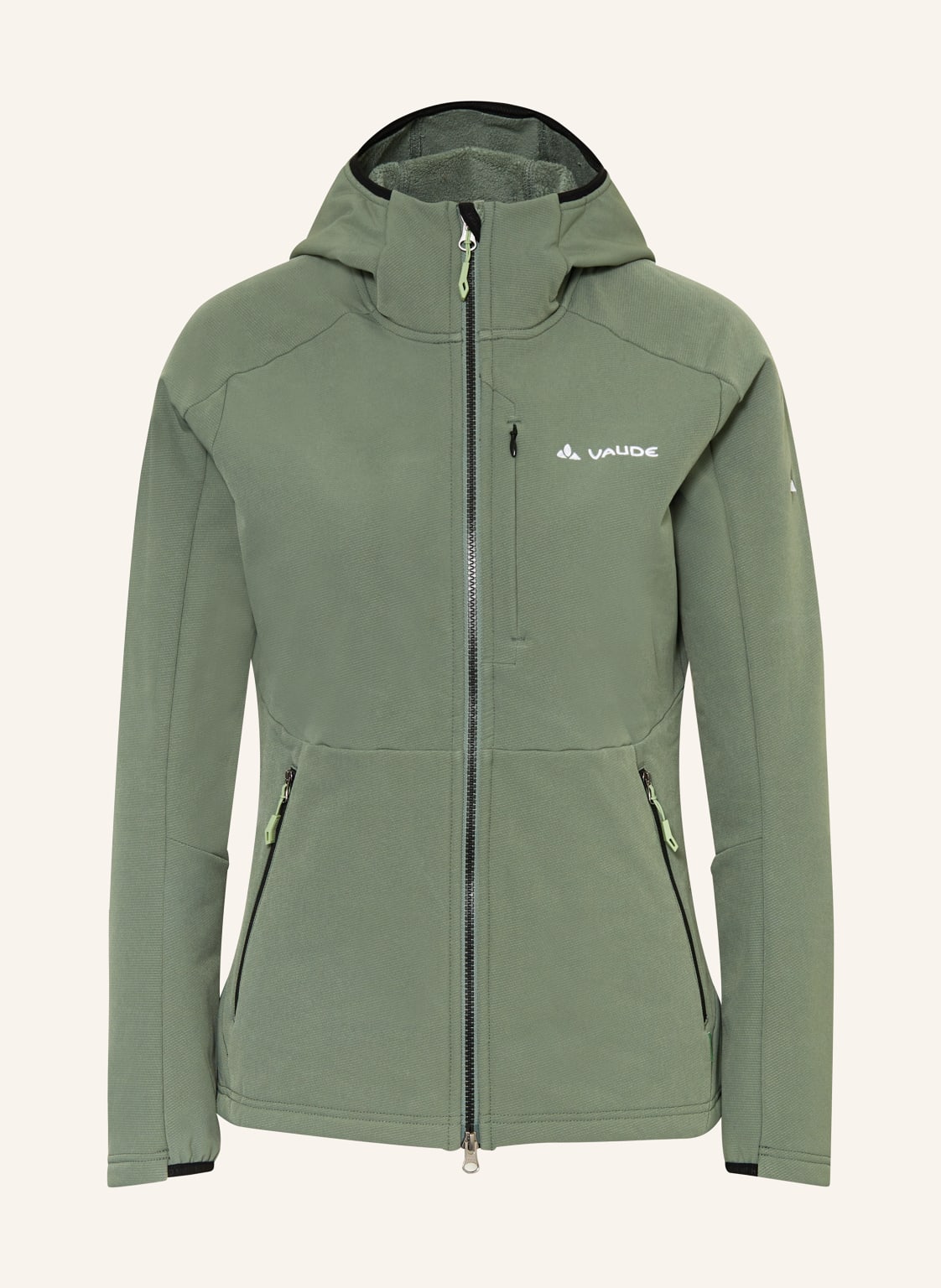 Vaude Midlayer-Jacke Elope Stormfleece gruen Vaude Midlayer-Jacke Elope Stormfleece gruen von Vaude