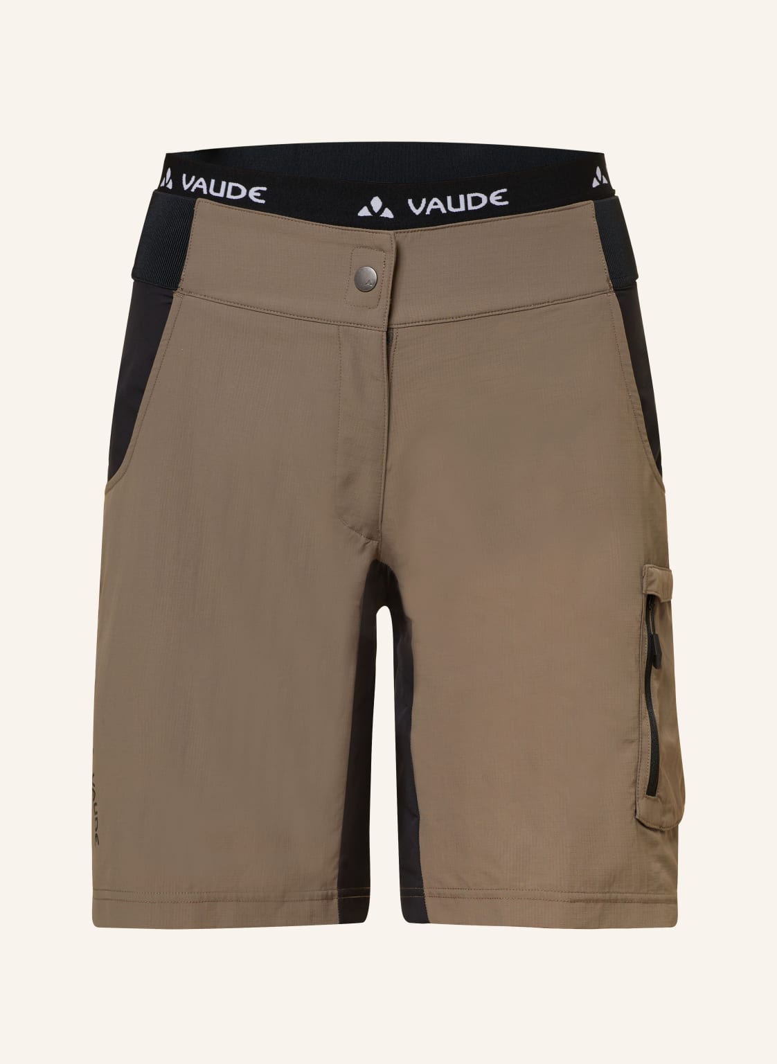 Vaude Radhose Qimsa Mit Gepolsterter Innenhose braun von Vaude