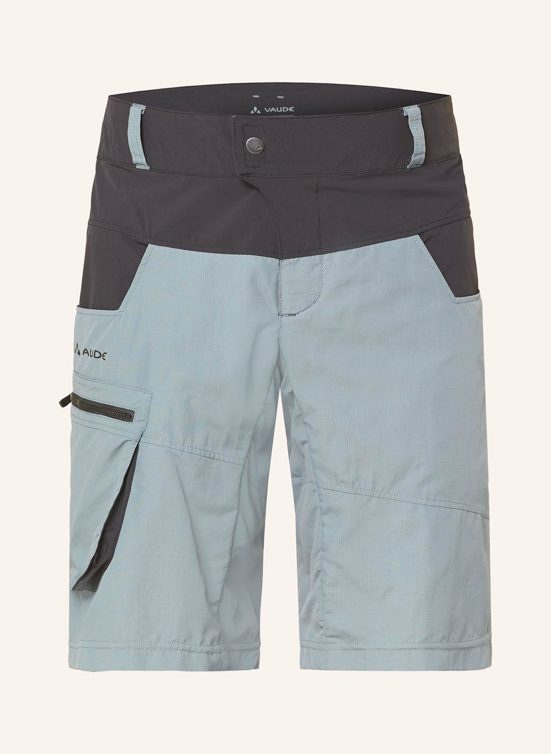 Vaude Radhose Qimsa Mit Gepolsterter Innenhose grau Vaude Radhose Qimsa Mit Gepolsterter Innenhose grau von Vaude