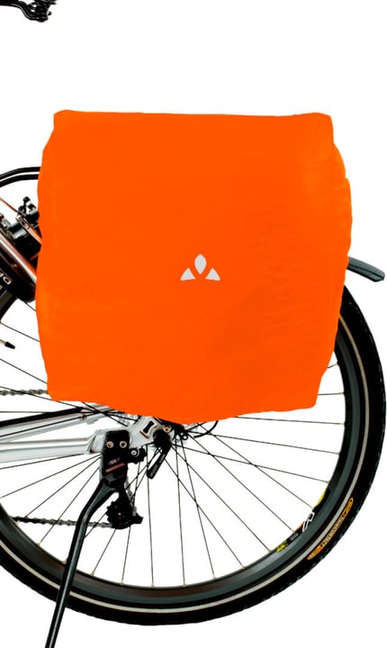 Vaude Raincover for bike bags Velotasche orange von Vaude