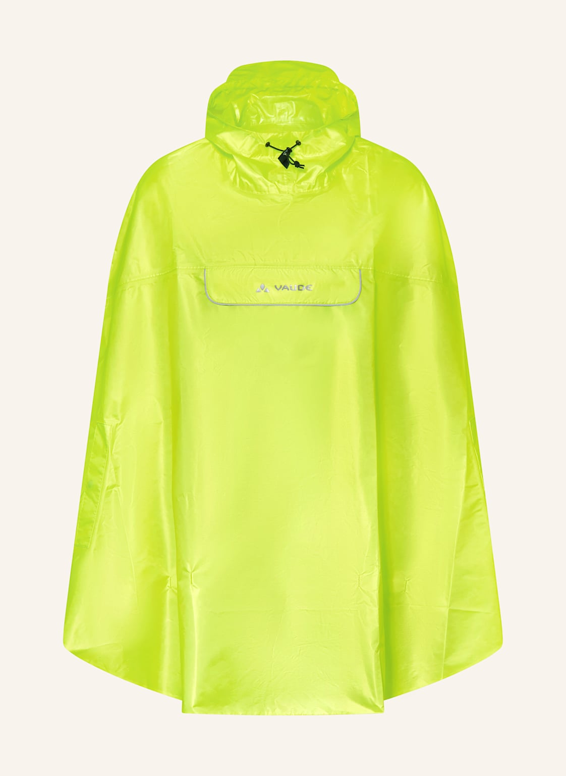 Vaude Regenponcho Valdipino gelb von Vaude