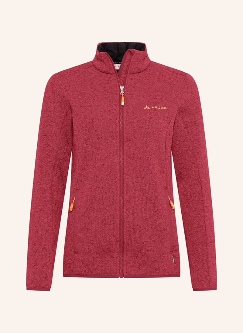 Vaude Strick-Fleecejacke Rienza rot von Vaude