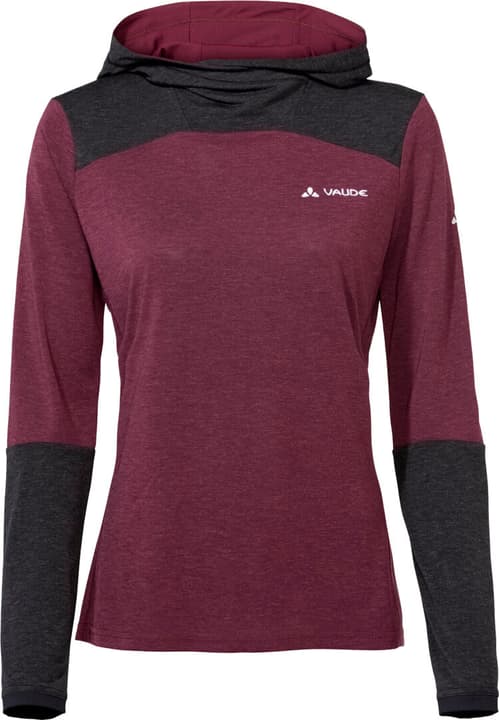 Vaude Tremalzo LS Shirt Bikeshirt bordeaux von Vaude