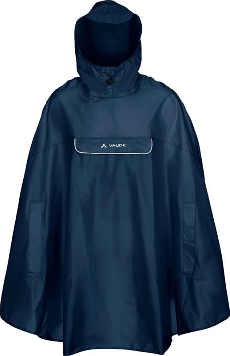 Vaude Valdipino Poncho Regenponcho dunkelblau von Vaude