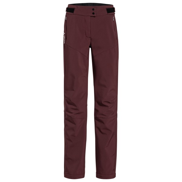 Vaude - Women's Elope Softshell Pants - Winterhose Gr 34 - Short rot von Vaude