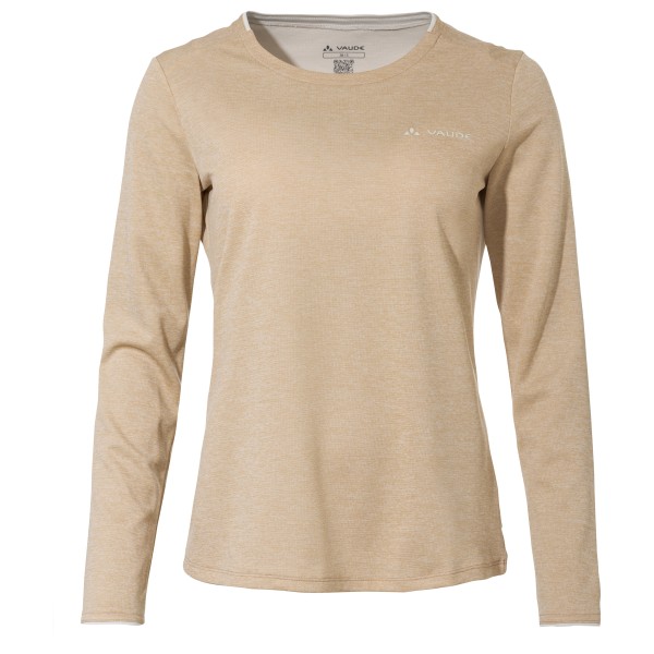 Vaude - Women's Essential L/S T-Shirt - Funktionsshirt Gr 36 beige von Vaude