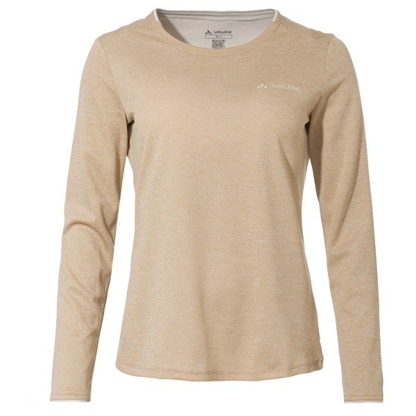 Vaude - Women's Essential L/S T-Shirt - Funktionsshirt Gr 40 beige von Vaude