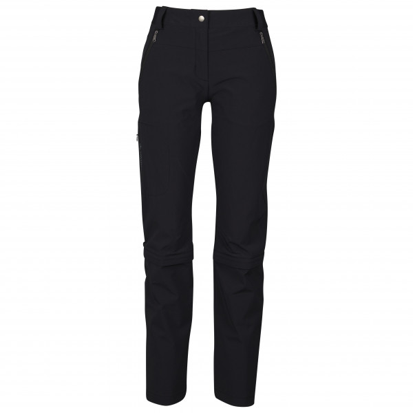 Vaude - Women's Farley Stretch Capri T-Zip Pants III - Zip-Off-Hose Gr 44 - Regular schwarz von Vaude