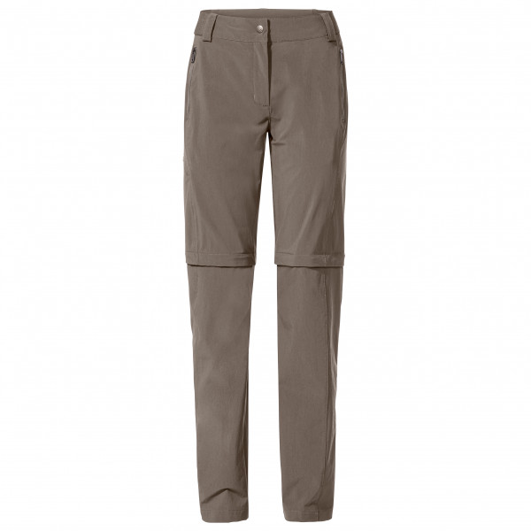 Vaude - Women's Farley Stretch Zip Off T-Zip Pants II - Trekkinghose Gr 42 - Short grau/braun Vaude - Women's Farley Stretch Zip Off T-Zip Pants II - Trekkinghose Gr 42 - Short grau/braun von Vaude