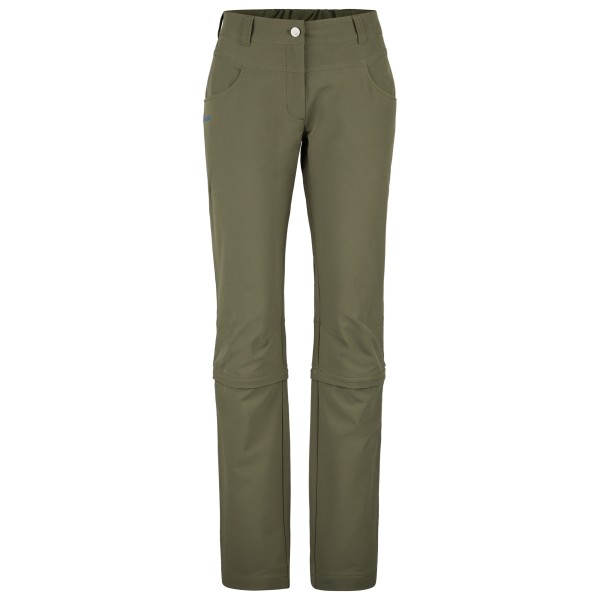 Vaude - Women's Itri Capri Zip Off Pants II - Trekkinghose Gr 38 khaki von Vaude