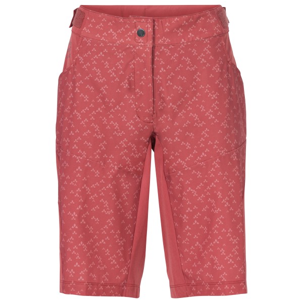 Vaude - Women's Ledro Print Shorts - Velohose Gr 38 rot von Vaude