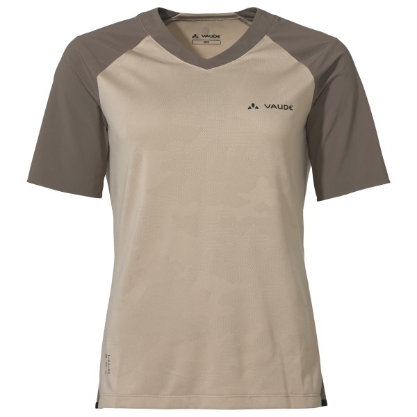 Vaude - Women's Moab Pro Shirt - Velotrikot Gr 36 beige von Vaude