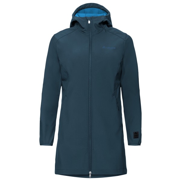 Vaude - Women's Moena Softshell Parka - Mantel Gr 34 blau von Vaude