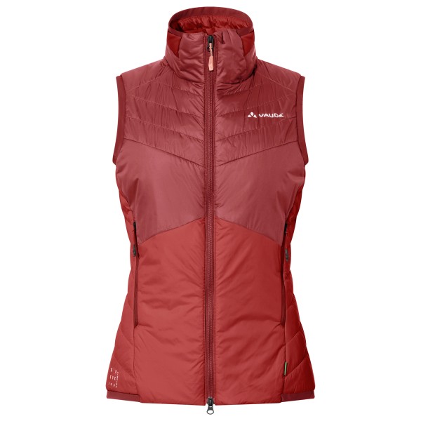 Vaude - Women's Monviso Vest - Kunstfasergilet Gr 34;36;38;40;42;44;46 grau;rot von Vaude