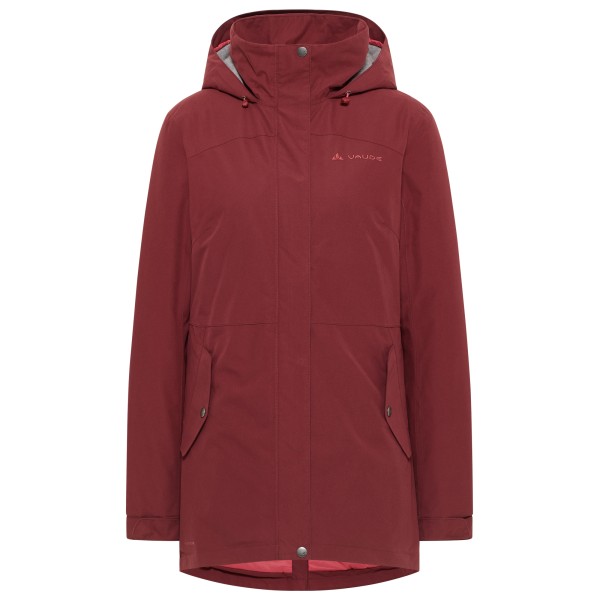 Vaude - Women's Pellice Wool - Parka Gr 34 rot von Vaude