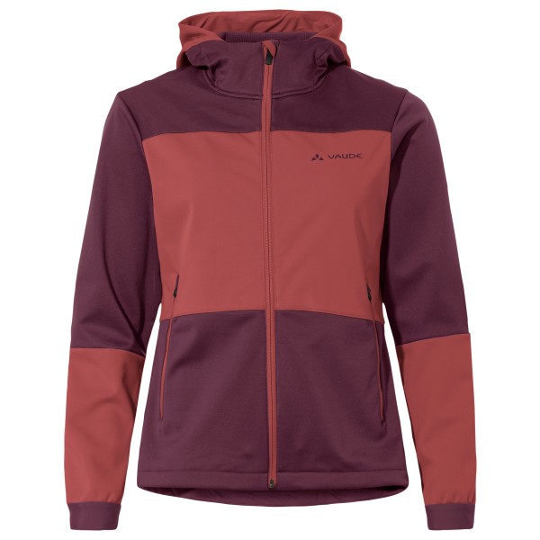 Vaude - Women's Qimsa Hooded Softshell Jacket II - Velojacke Gr 44 rot von Vaude