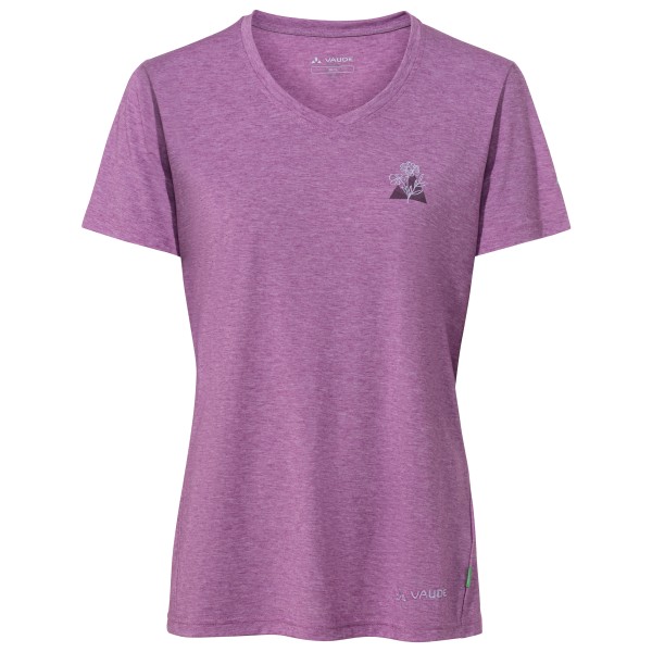 Vaude - Women's Skomer Print T-Shirt III - Funktionsshirt Gr 36 lila von Vaude