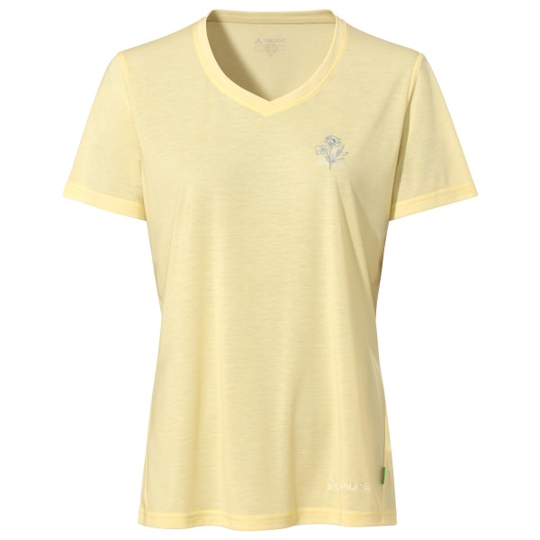 Vaude - Women's Skomer Print T-Shirt III - Funktionsshirt Gr 42 beige von Vaude