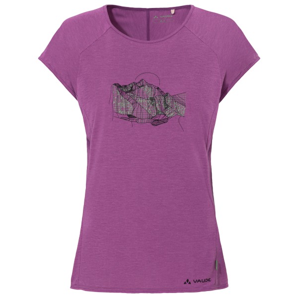 Vaude - Women's Tekoa T-Shirt II - Funktionsshirt Gr 42 lila von Vaude