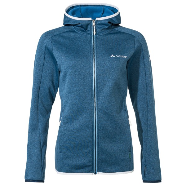 Vaude - Women's Valsorda Fleece Hoody - Fleecejacke Gr 46 blau von Vaude