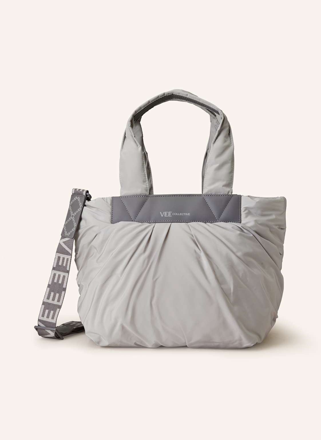 Vee Collective Shopper Caba Tote Mit Pouch grau von Vee Collective