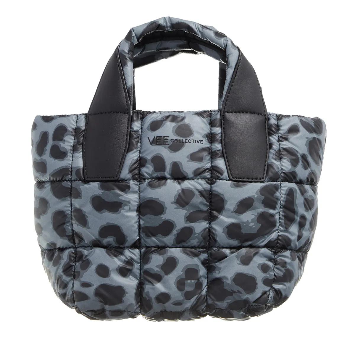 VeeCollective Schultertasche - Porter Tote Mini Grey Leopard - Gr. unisize - in Blau - für Damen von VeeCollective